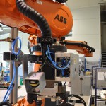 Stanowisko do obsługi maszyn z robotem ABB